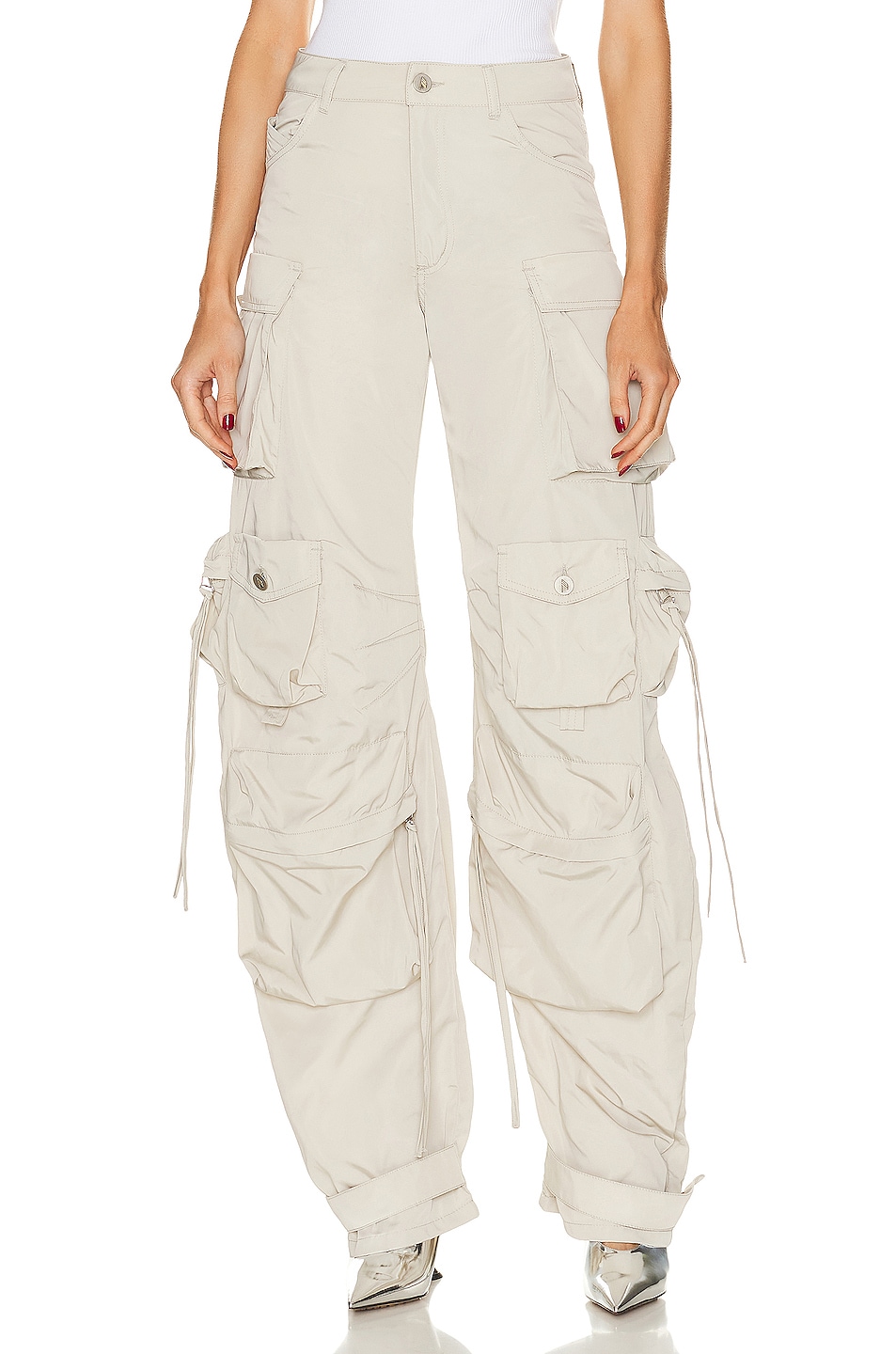 Image 1 of THE ATTICO Fern Long Pant in Ivory