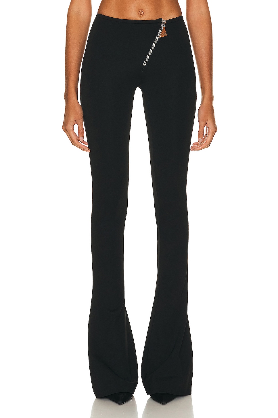Image 1 of THE ATTICO Jersey Long Pant in Black