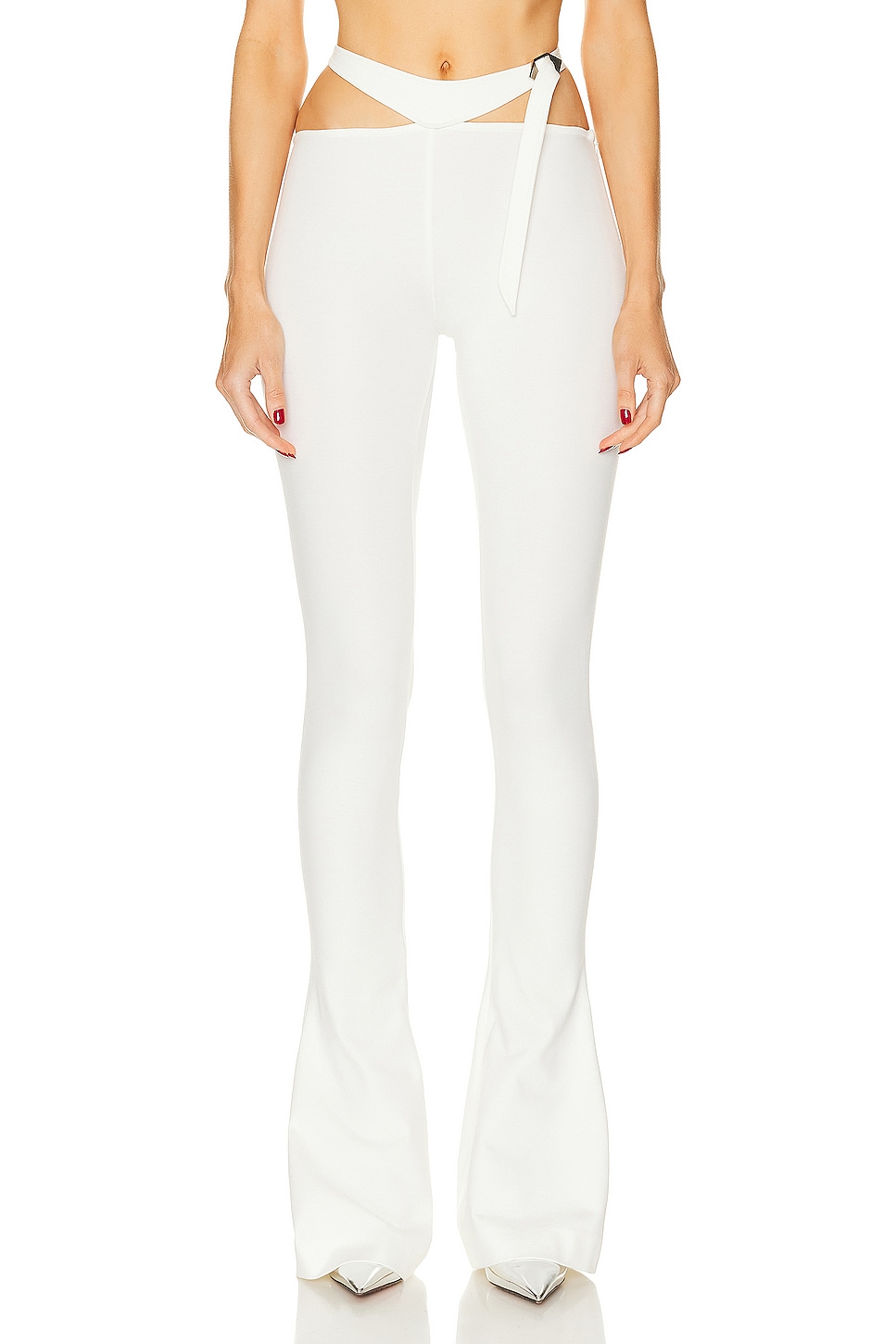 Image 1 of THE ATTICO Jersey Pant in White