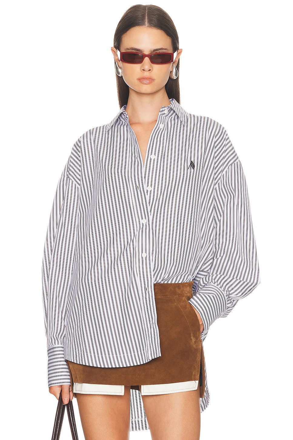 Image 1 of THE ATTICO Striped Shirt in Multicolor