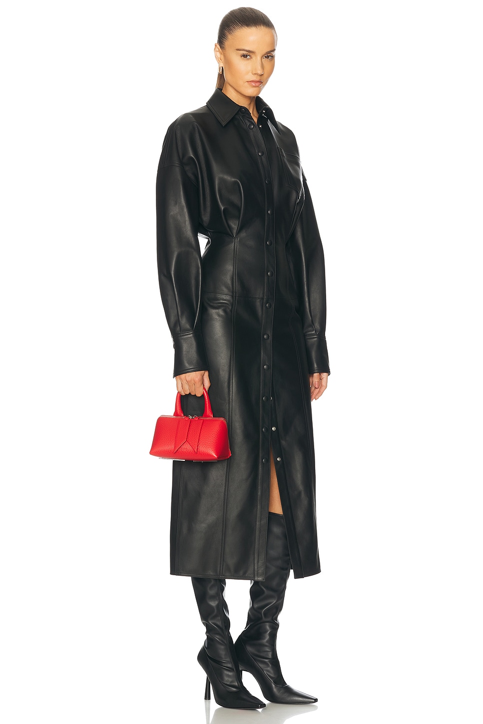Attico Friday Mini Bag In Red