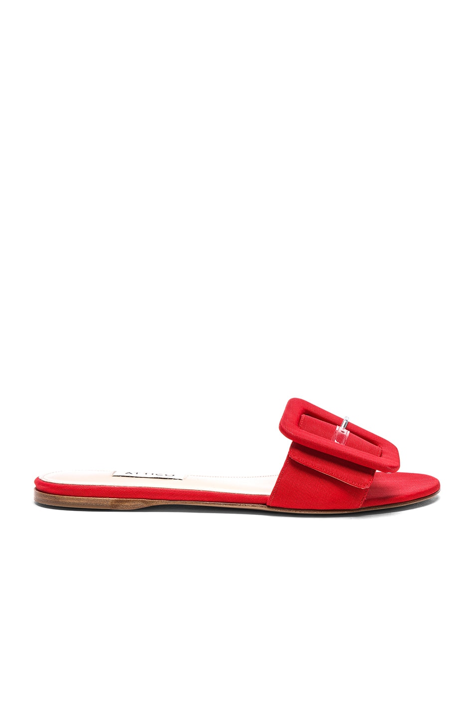 Image 1 of THE ATTICO Faille Jole Sandals in Red