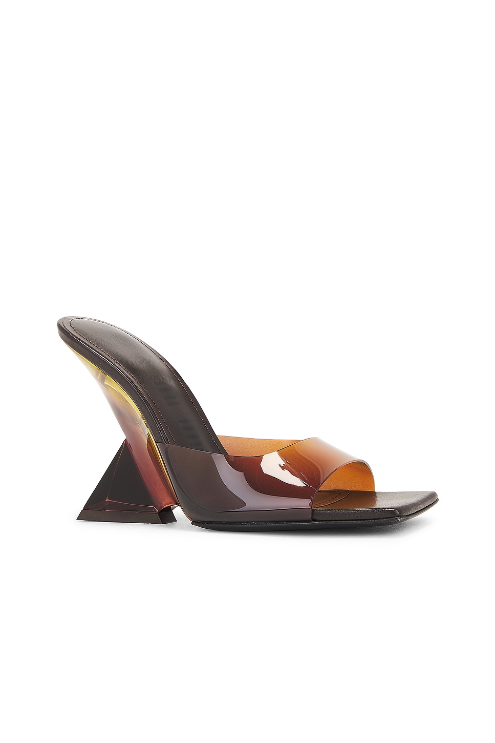 Attico Brown Cheope Mules In Degrade Brown