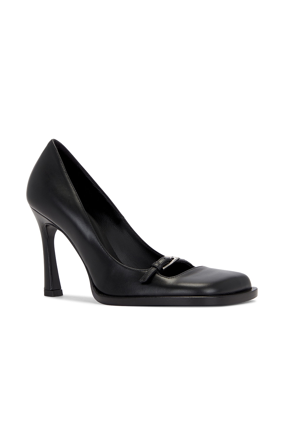 Attico 100mm Leather Pumps In Black