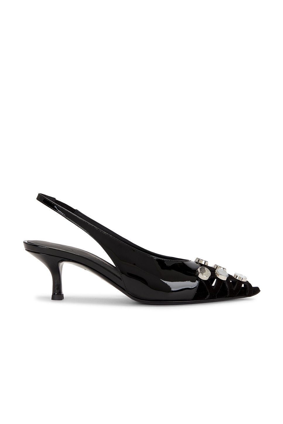 Image 1 of THE ATTICO Fiona 50mm Slingback in Black