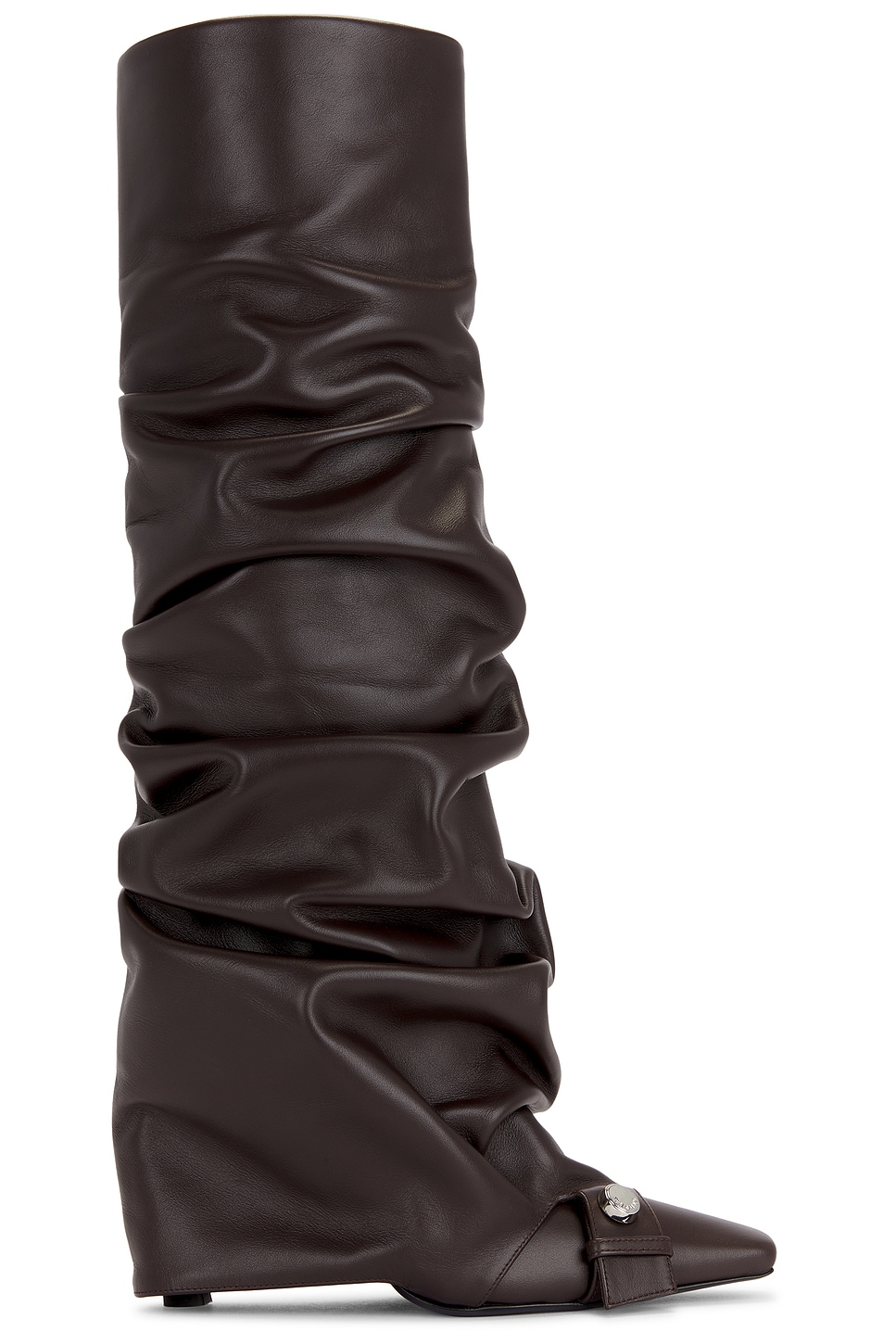 Image 1 of THE ATTICO Juno 95mm Knee High Boot in Chocolate