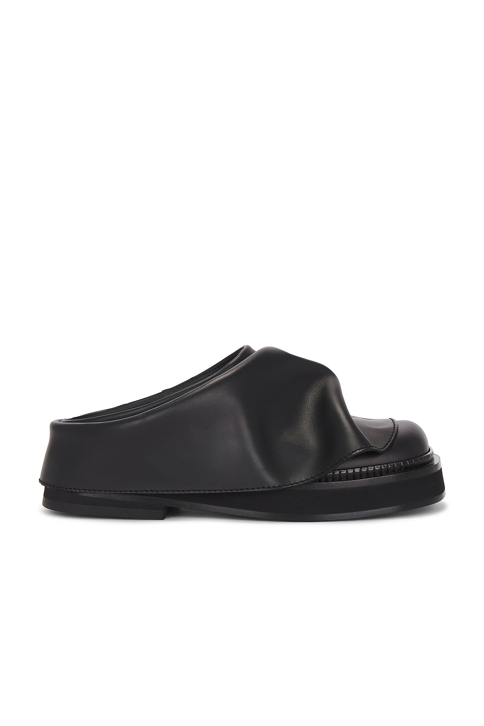 Image 1 of THE ATTICO Mini Robin Sabot Flat in Black