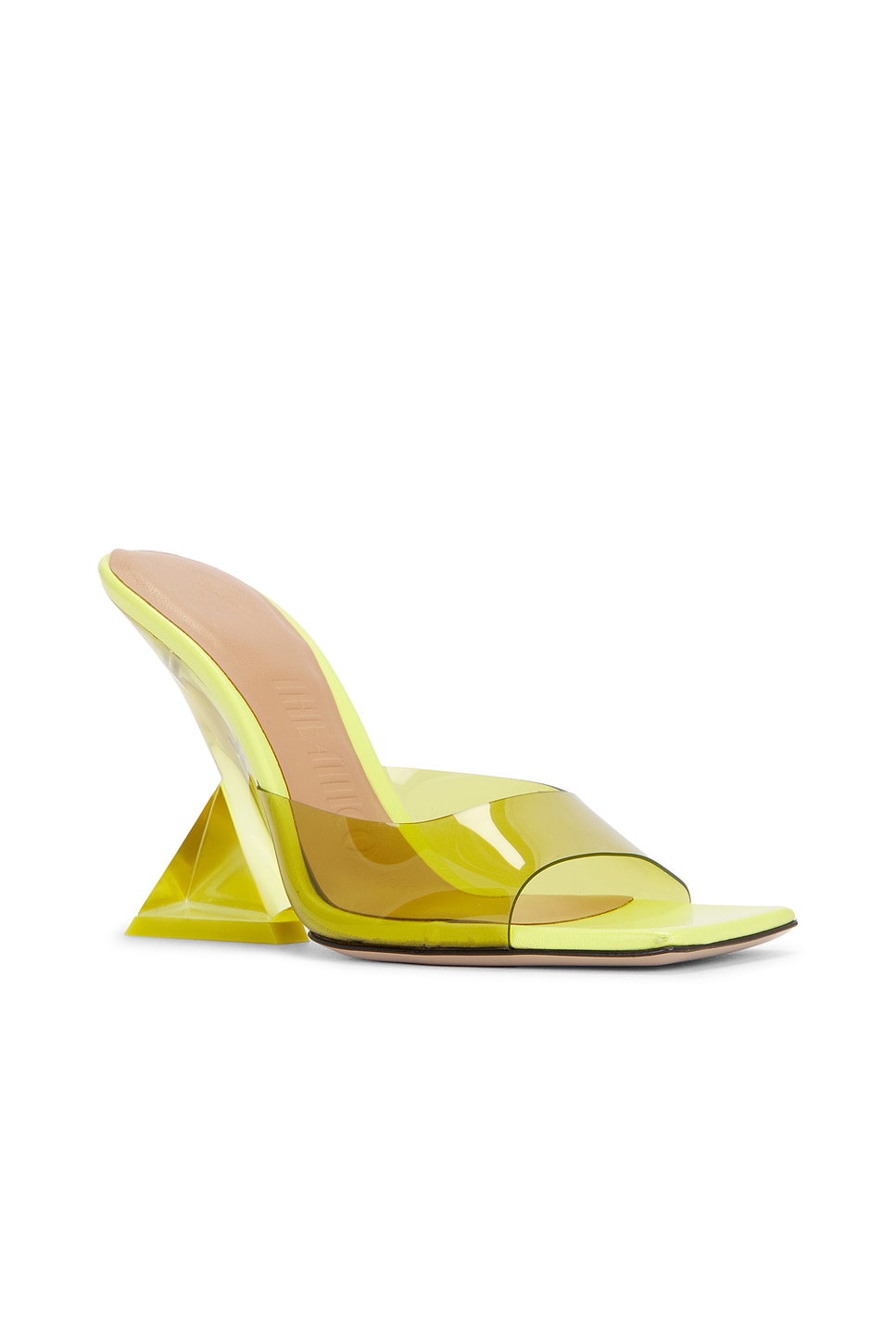 Shop Attico Cheope Mule In Lime
