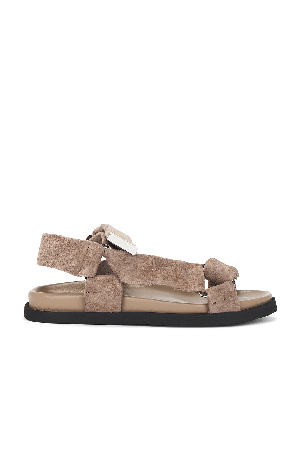 Attico Salinas Flatform Sandal In Animal Print