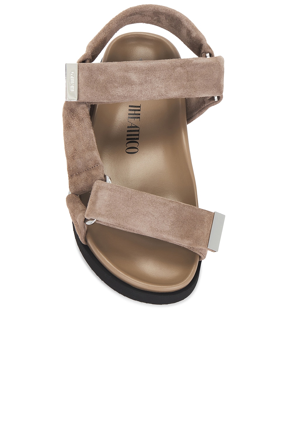 Image 4 of THE ATTICO Salinas Flatform Sandal in Light Grey