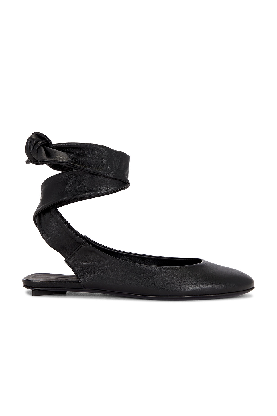 Image 1 of THE ATTICO Cloe Ballerina Flat in Black