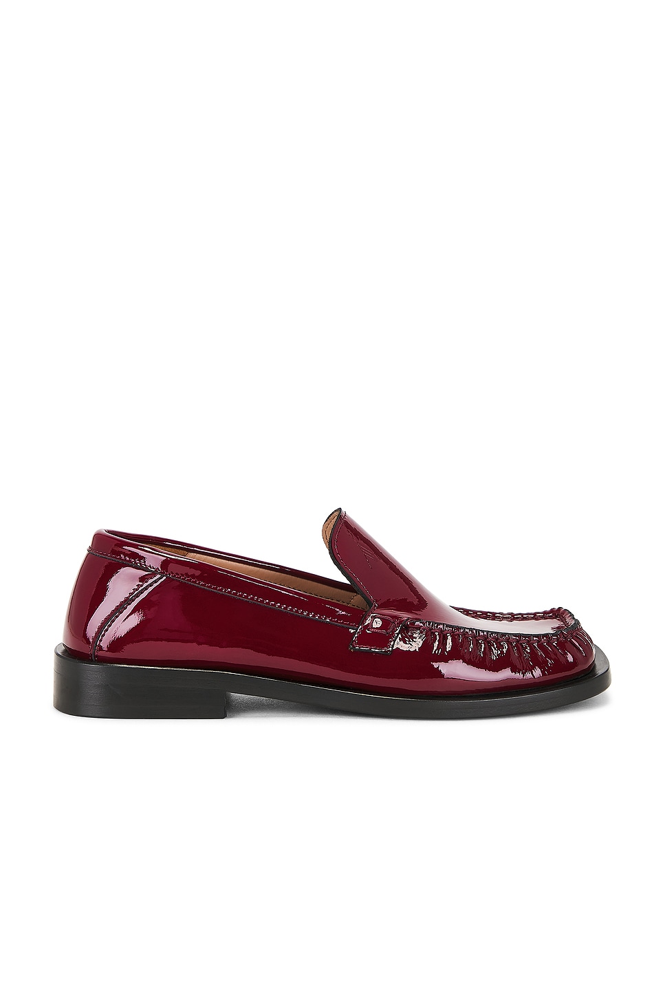Attico Charles Loafer In Burgundy