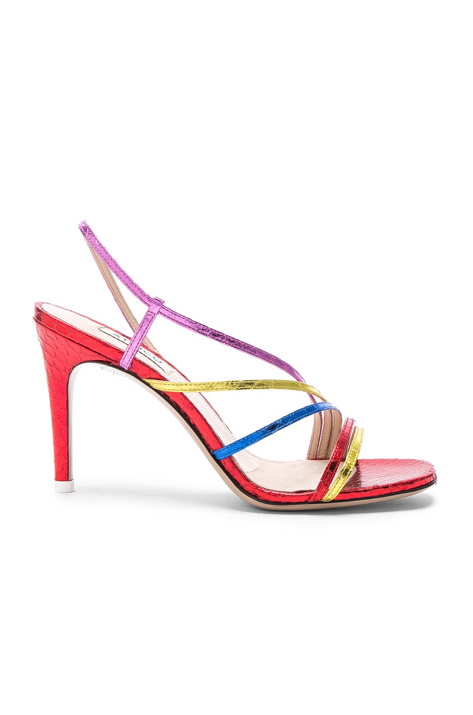 Image 1 of THE ATTICO Baby Whips Snake Sandal in Multicolor