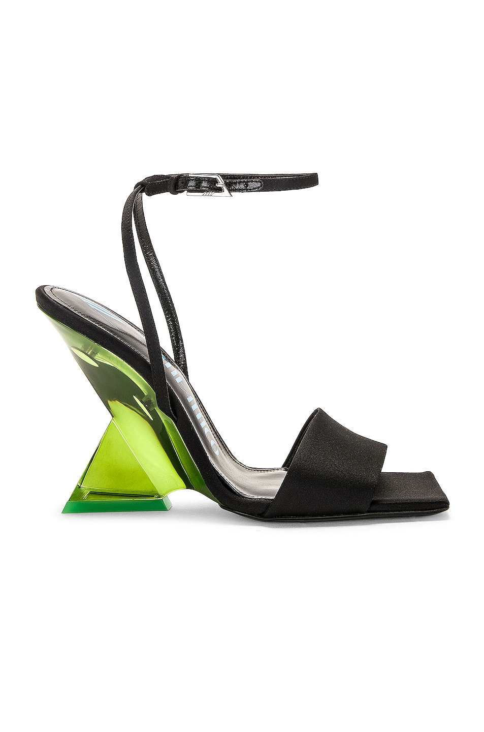 Image 1 of THE ATTICO Cheope 105 Sandal in Black & Green