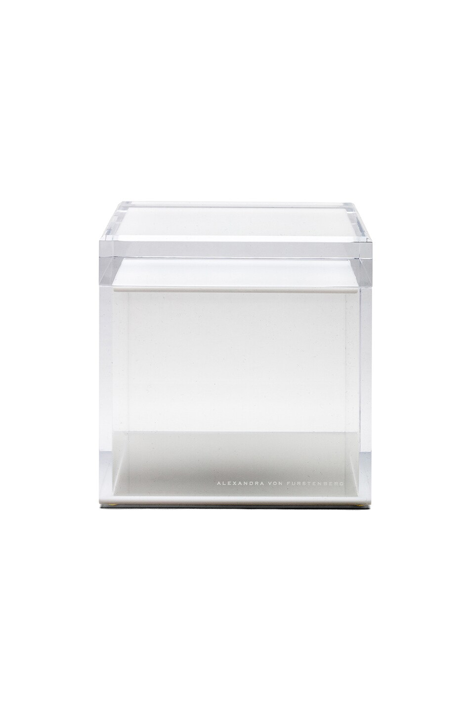 Image 1 of Alexandra Von Furstenberg Voltage Square Treasure Box in White