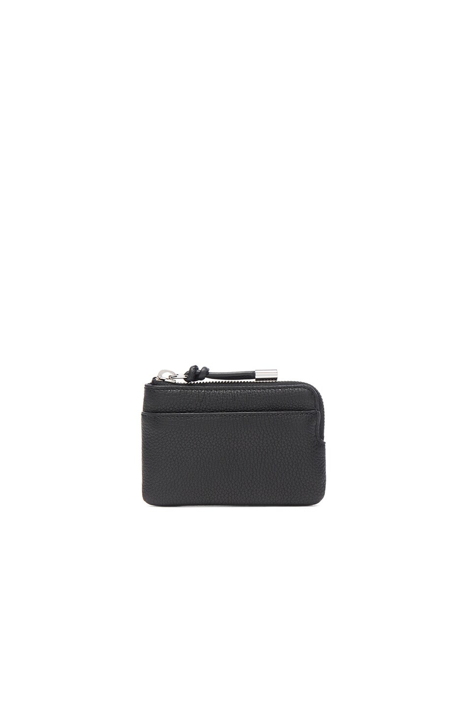 Image 1 of Alexander Wang Pebble Leather Zip Wallet in Black