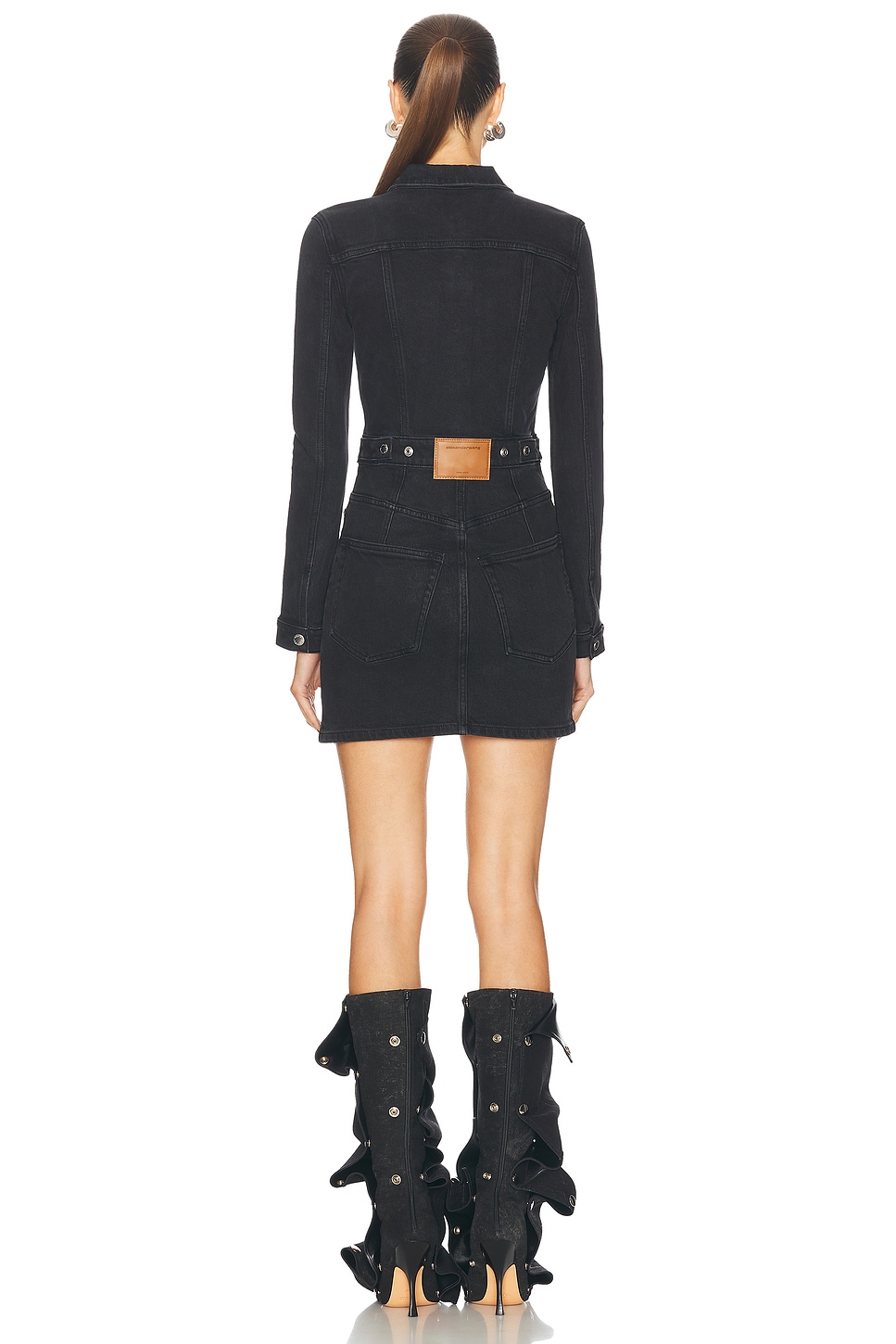 Alexander Wang - Snap Front Mini Dress | Plush