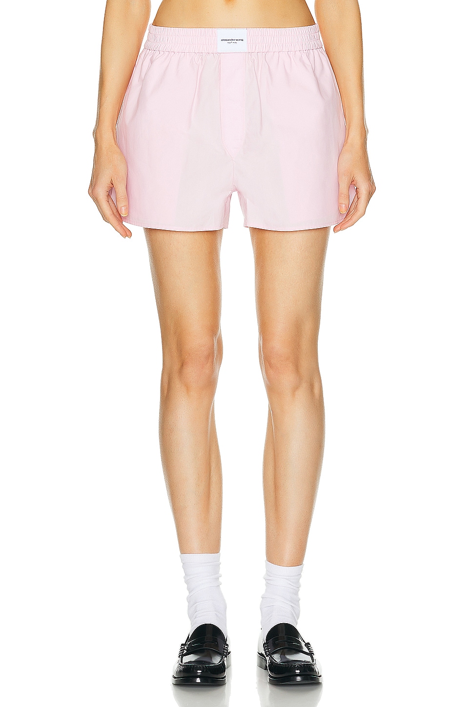 Image 1 of Alexander Wang Classic Boxer Short in Light Pink