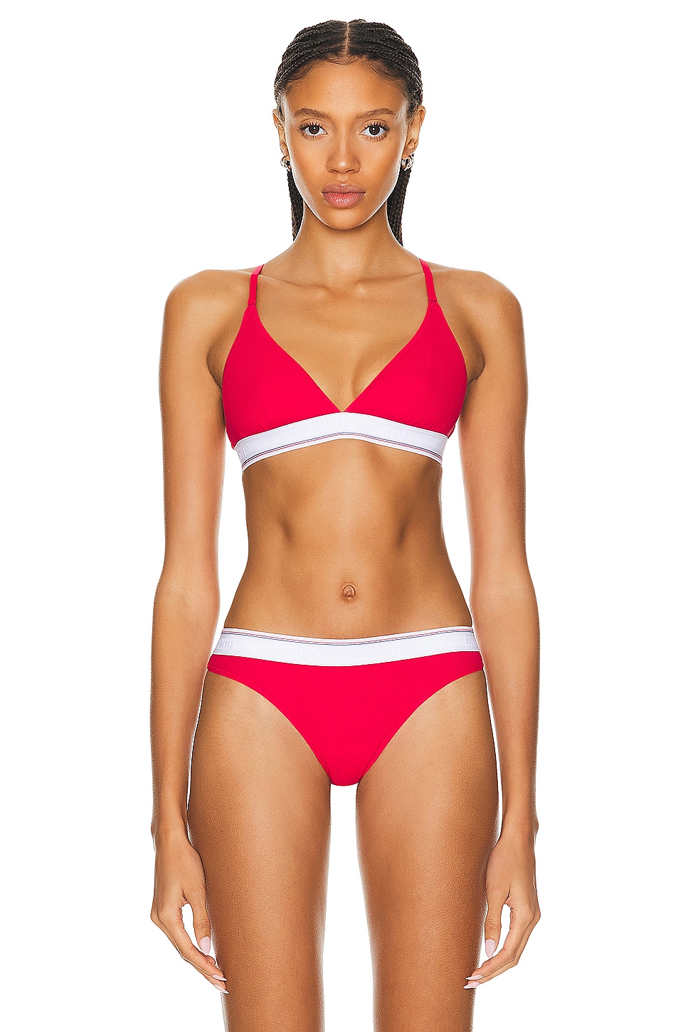 Image 1 of Alexander Wang Triangle Bra in Barberry