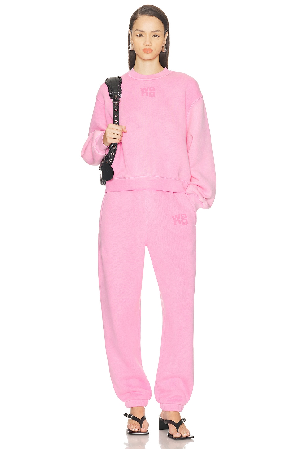 Alexander Wang - Essential Terry Crew Sweatshirt | Plush