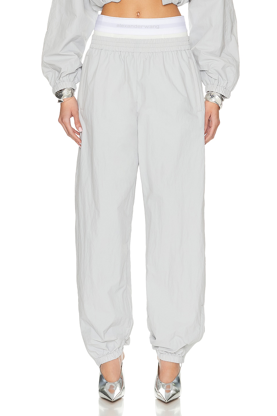 Image 1 of Alexander Wang Track Pant in Microchip