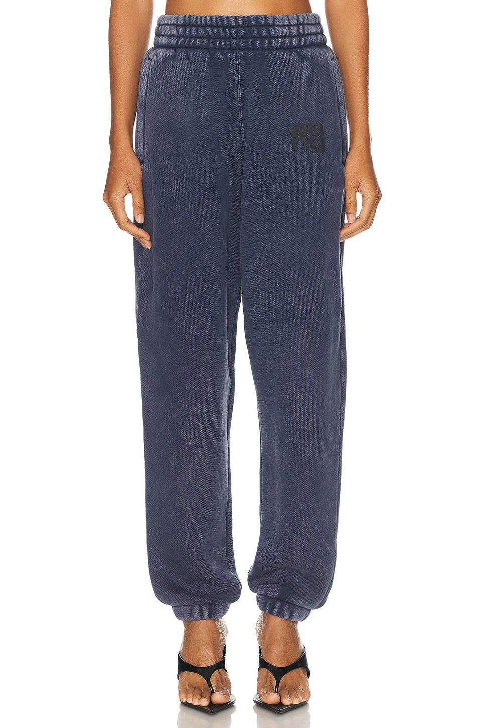 Image 1 of Alexander Wang Sweatpant in Acid Black Ice