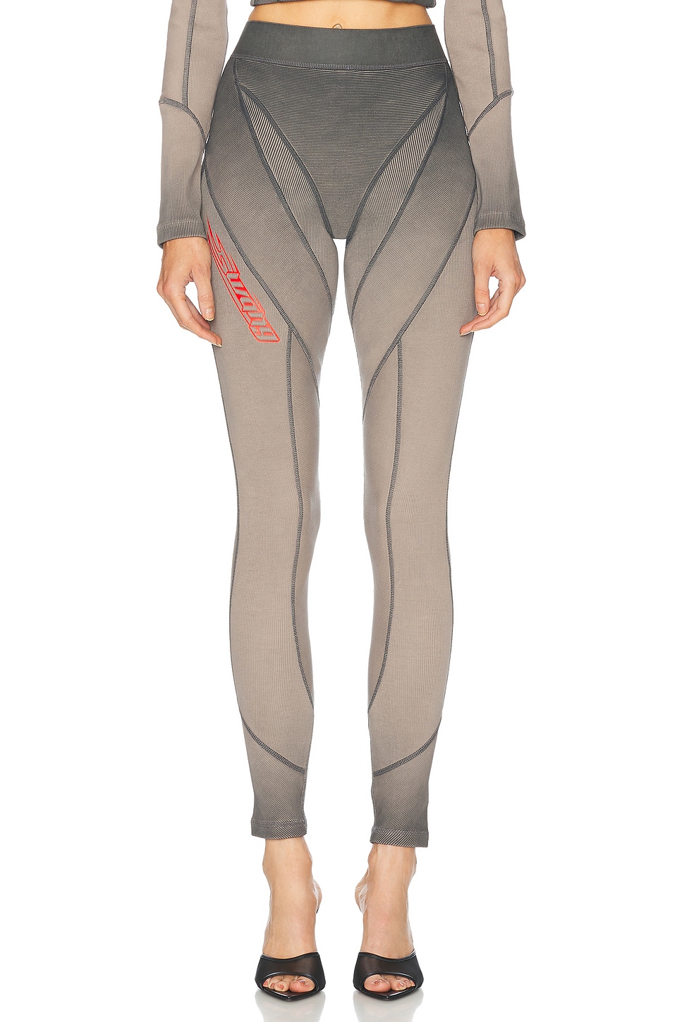 Blade Logo Legging in Grey