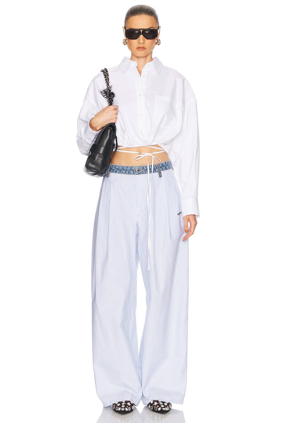 Alexander Wang Denim Waistband Pant thumbnail