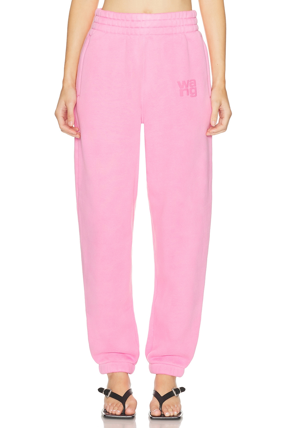 Image 1 of Alexander Wang Essential Terry Classic Sweatpant in Washed Lotus
