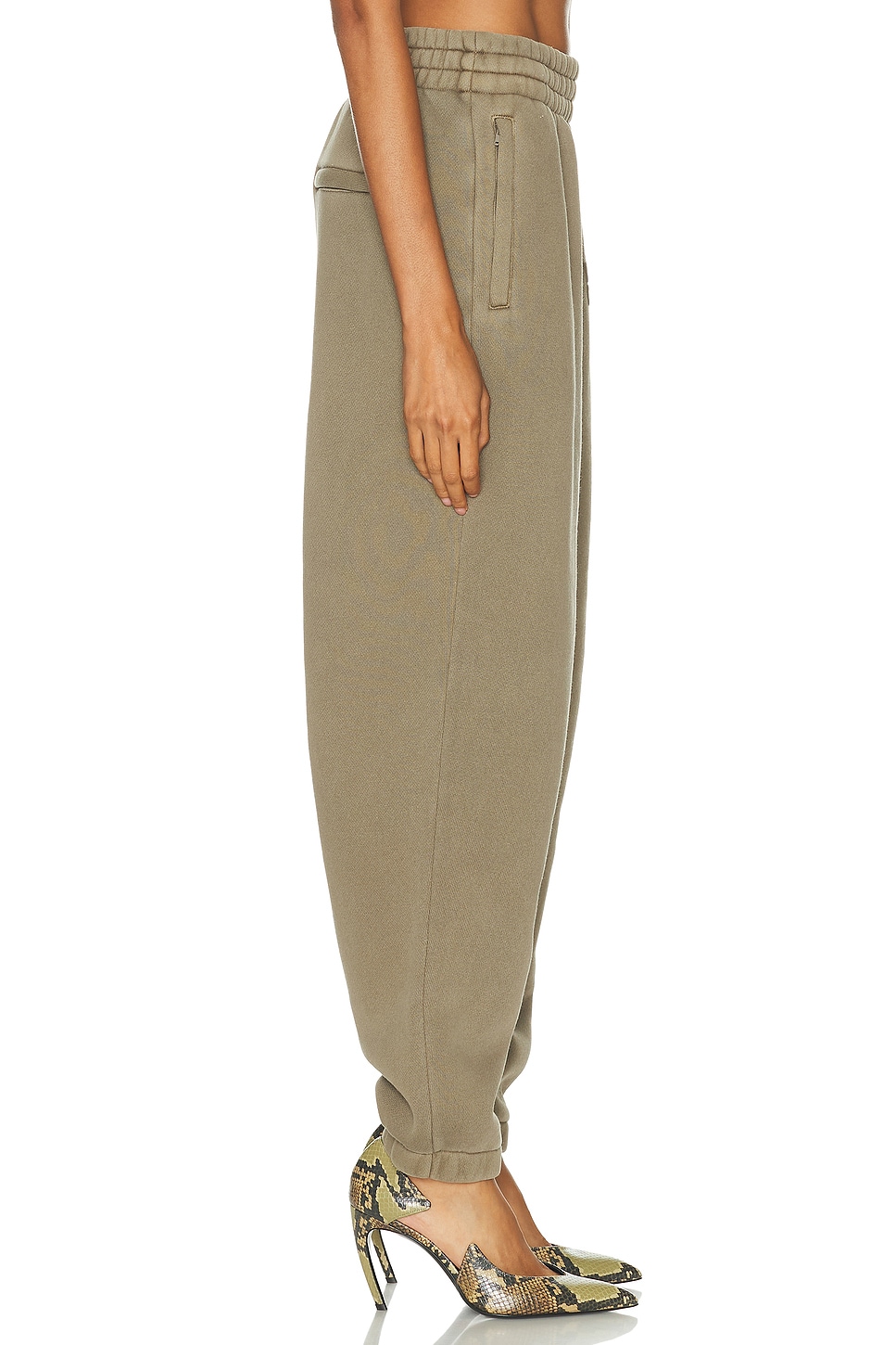 Alexander Wang Essential Terry Classic Sweatpant In Neutral
