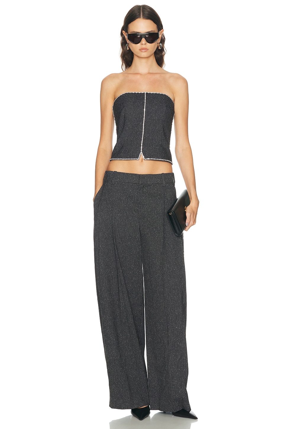 Alexander Wang Mid-Rise Tailored Pant