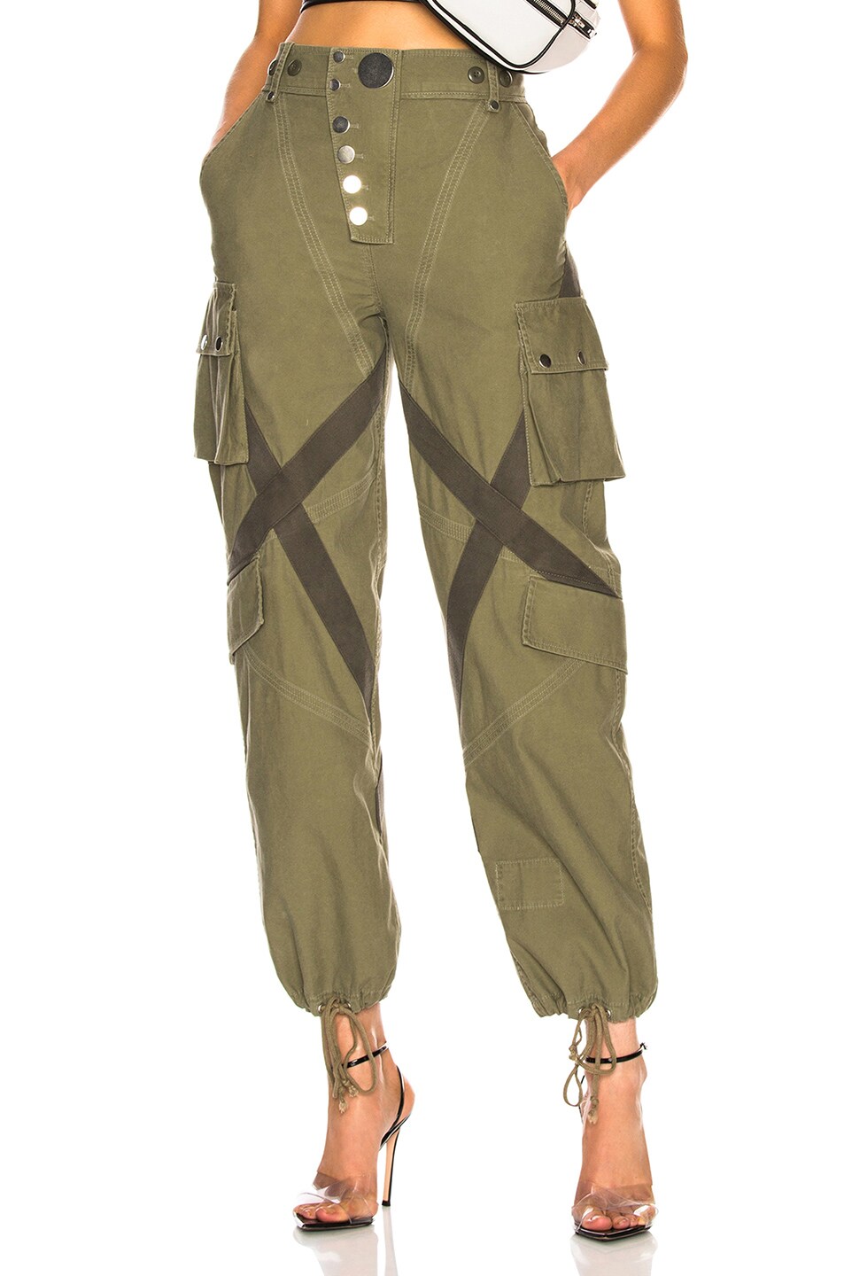 Image 1 of Alexander Wang Washed Trouser in Army