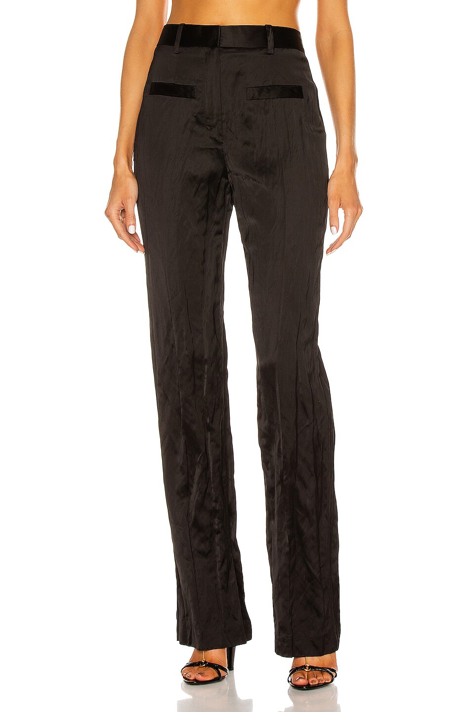 Image 1 of Alexander Wang High Waisted Pant in Black