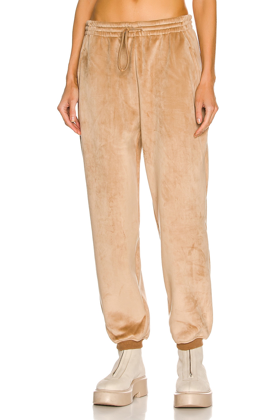 Image 1 of Alexander Wang Relaxed Fit Sweatpant in Teddy Brown