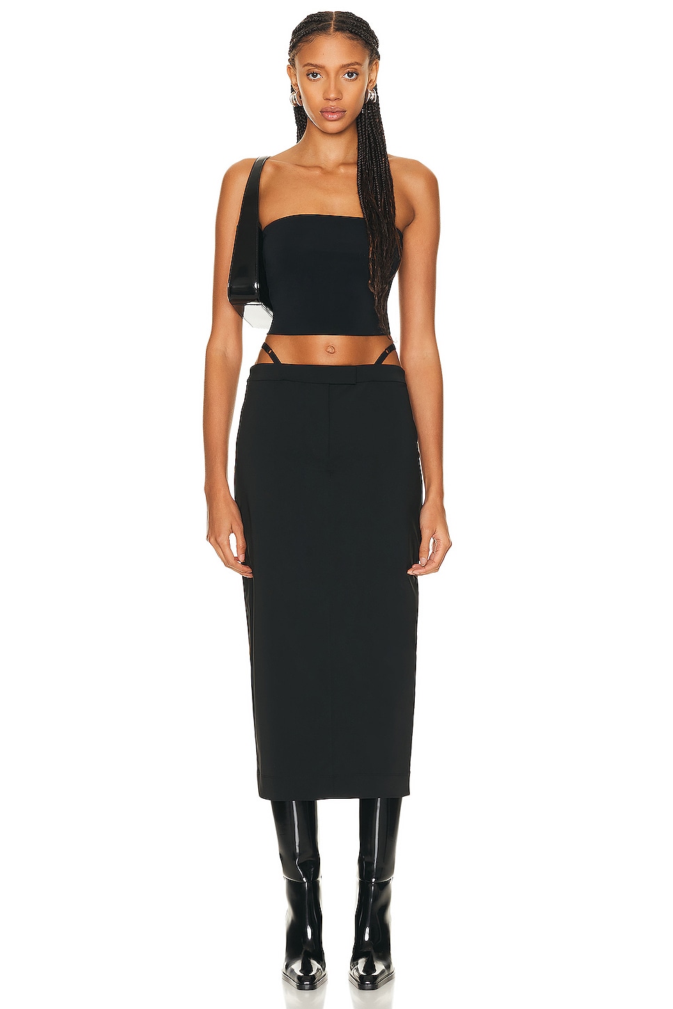 Alexander Wang Fitted G String Long Skirt