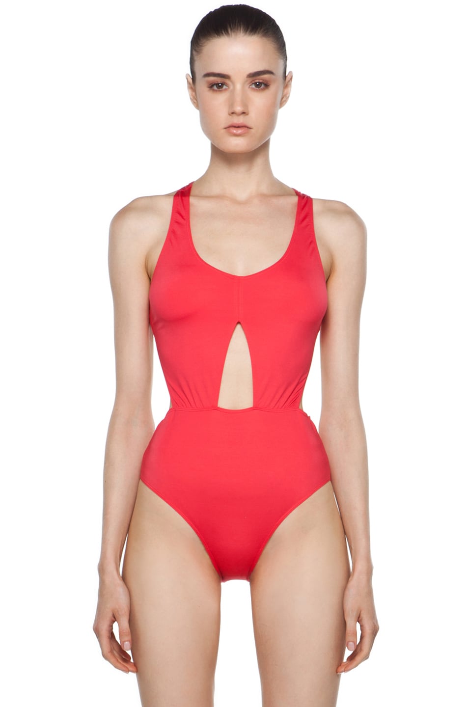 Image 1 of Alexander Wang Track Swimsuit in Permission