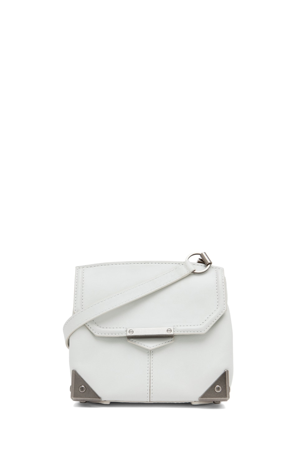 Image 1 of Alexander Wang Marion Mini Flap Bag in Parchment