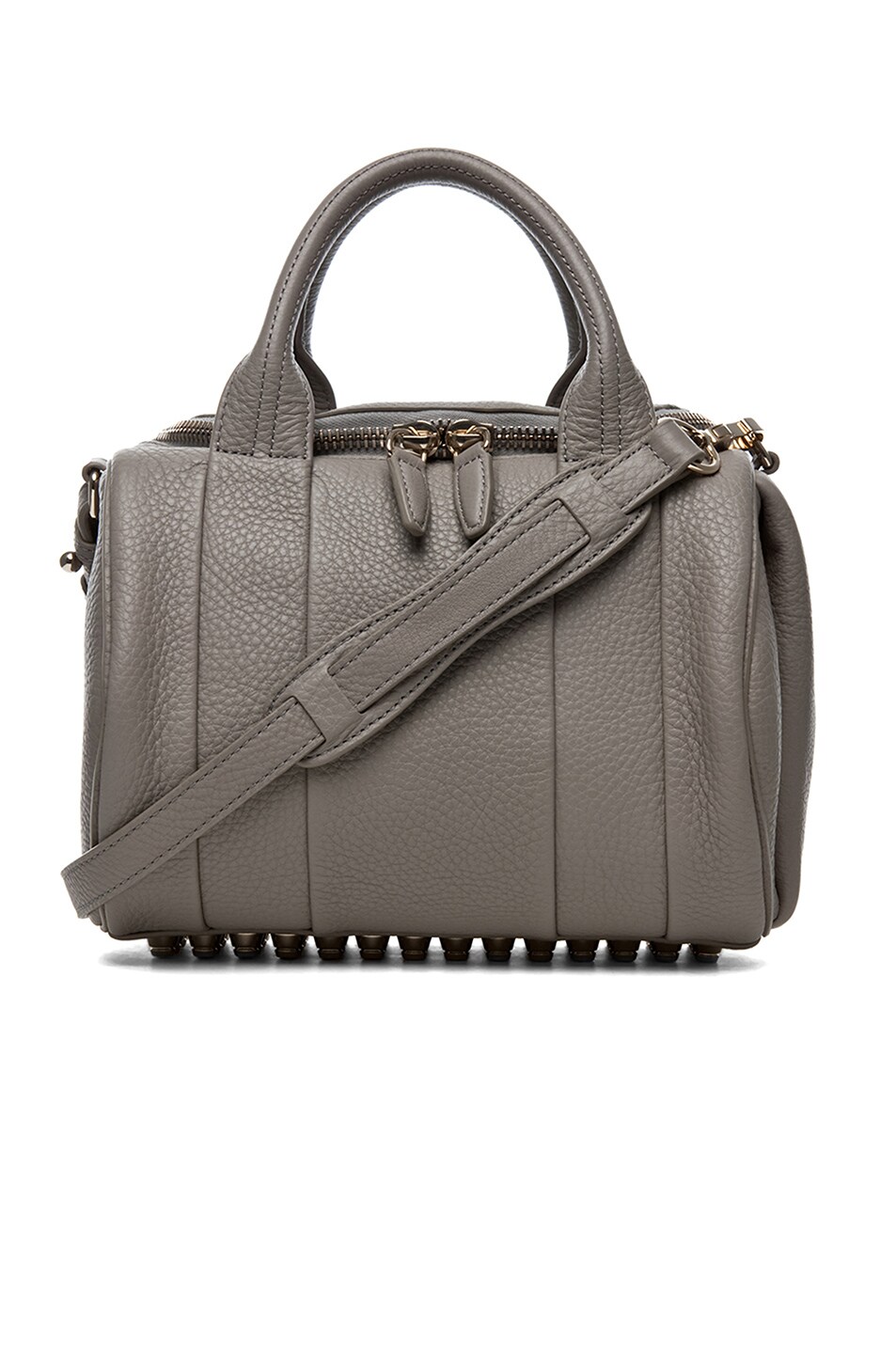 Image 1 of Alexander Wang Rockie Satchel with Silver Hardware in Oyster