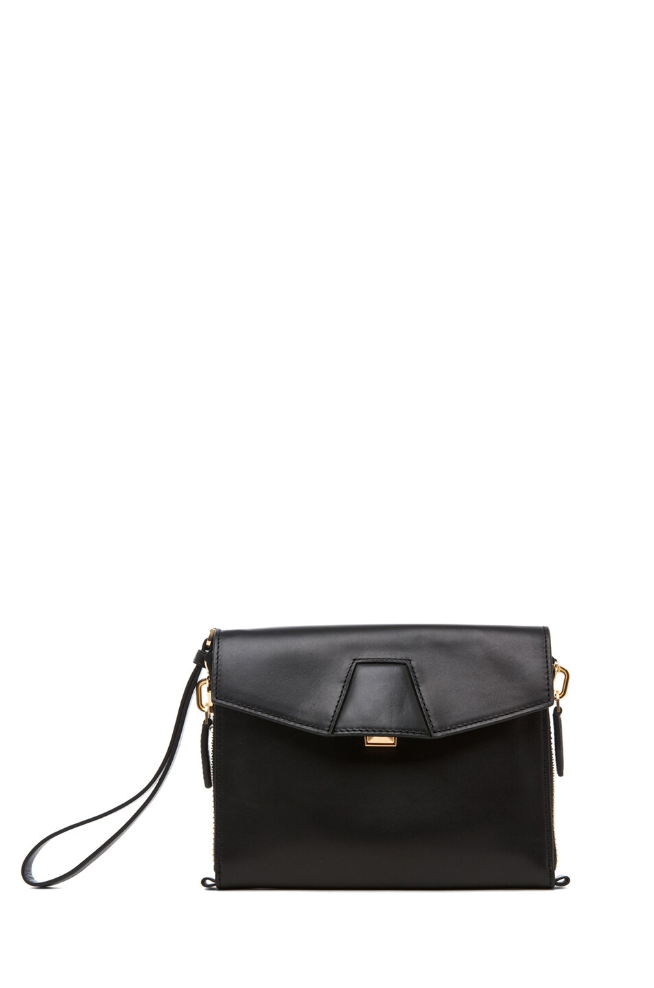Image 1 of Alexander Wang Lydia Structured Clutch in Black