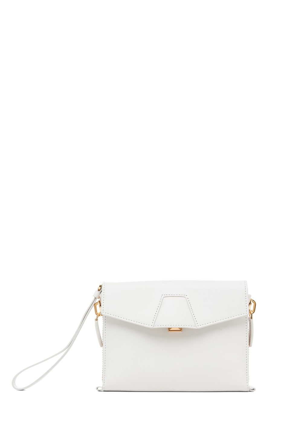 Image 1 of Alexander Wang Lydia Structured Clutch in Ion