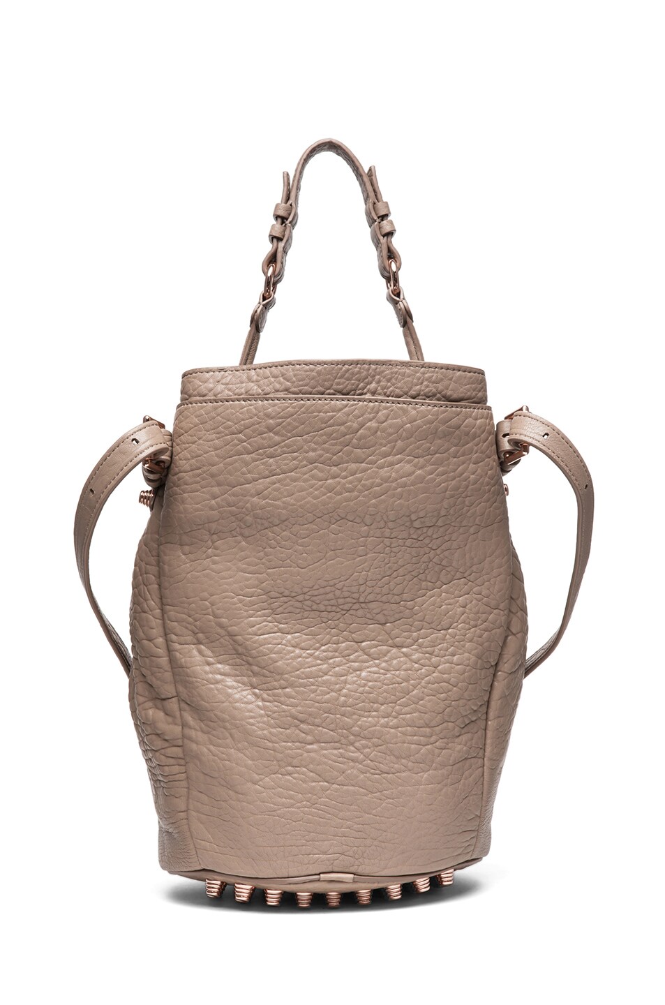 rose gold alexander wang bag