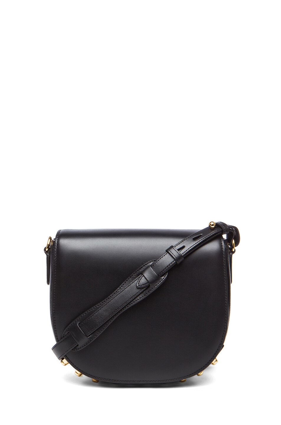 Alexander Wang Small Lia Bag with Yellow Gold in Black | FWRD