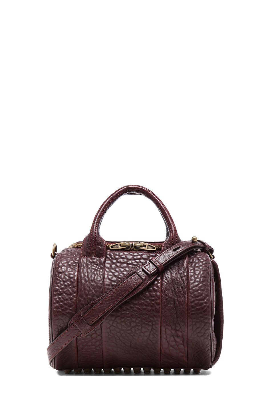Image 1 of Alexander Wang Rockie Satchel with Antique Brass Hardware in Beet