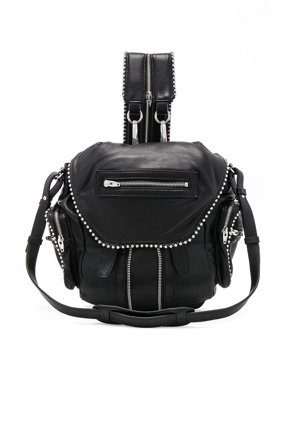 Image 1 of Alexander Wang Mini Marti Ball Stud Backpack in Black