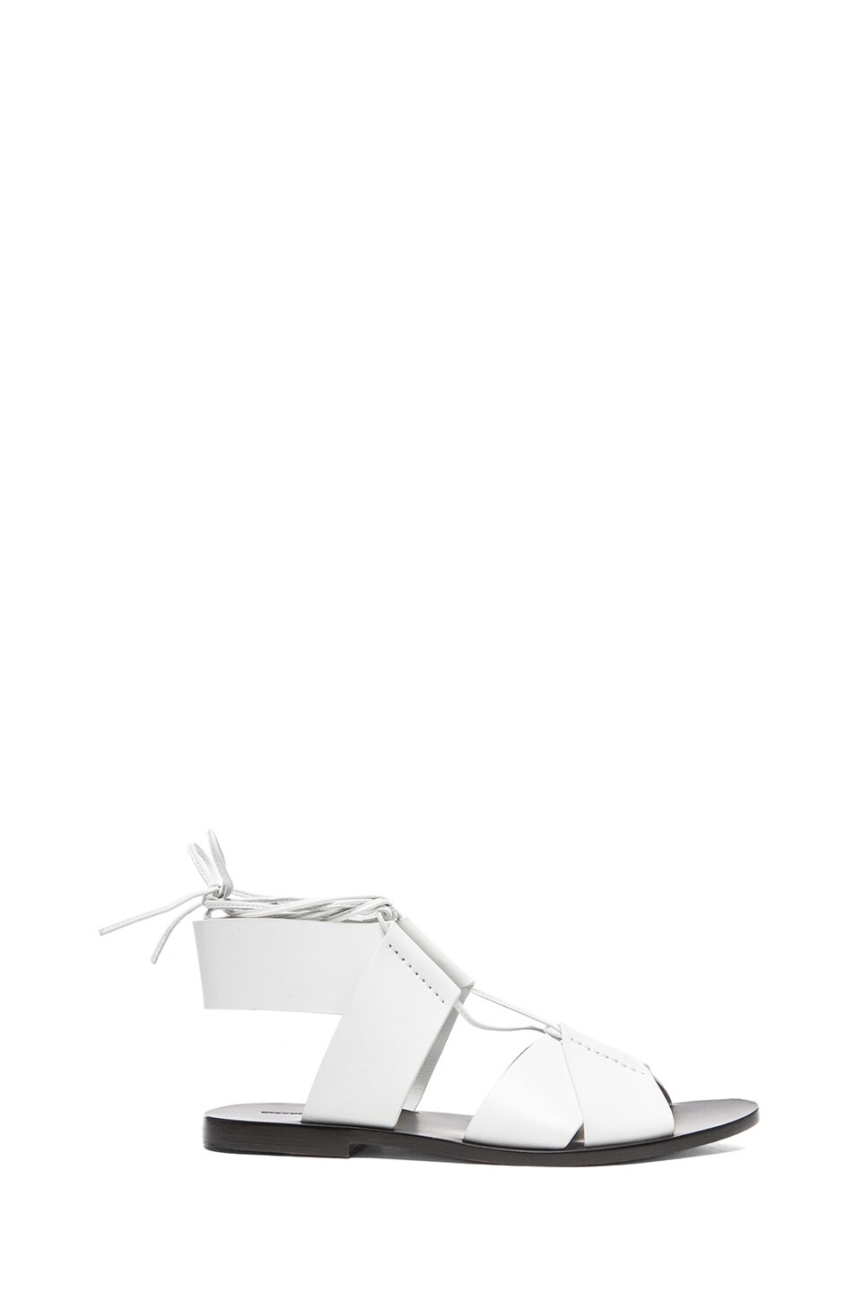 Image 1 of Alexander Wang Marlene Leather Sandals in Peroxide