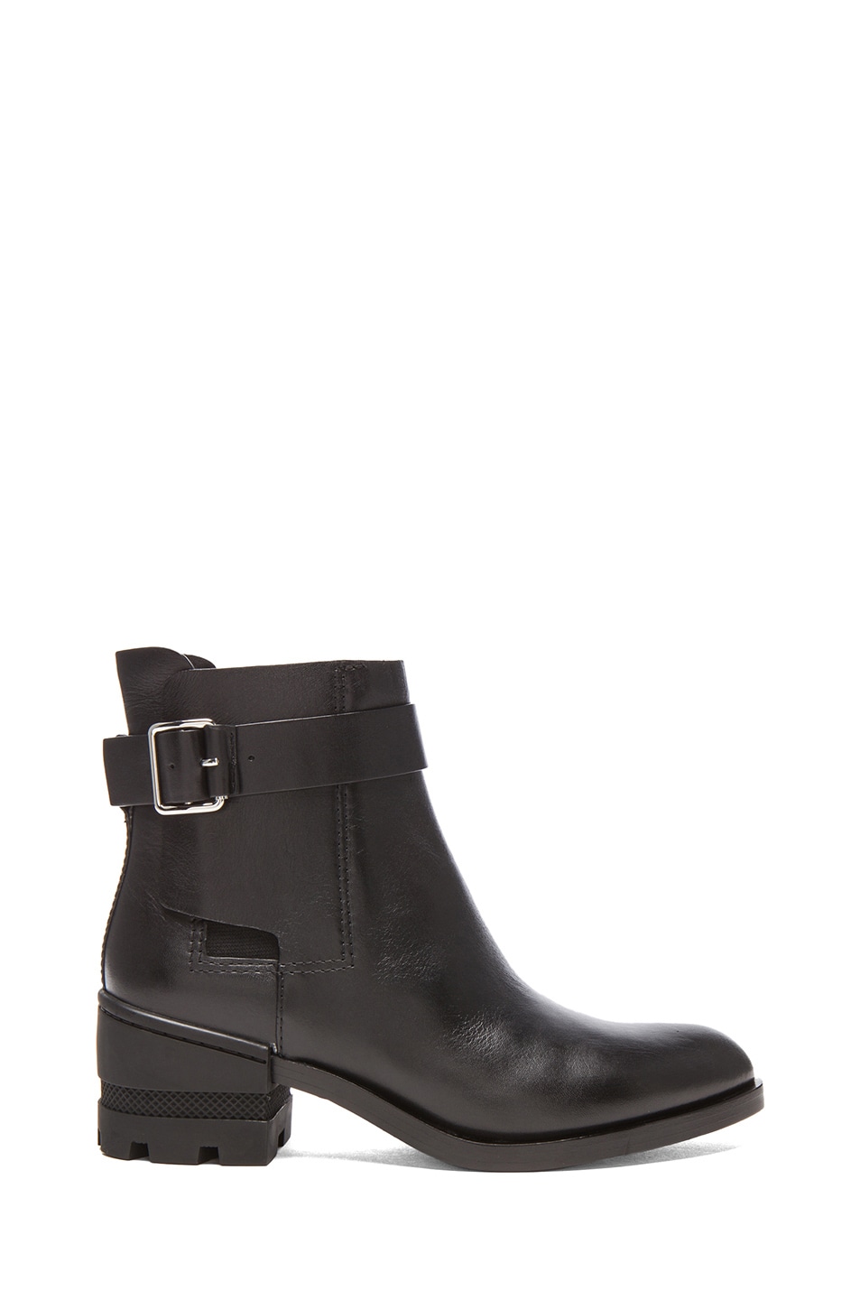 Image 1 of Alexander Wang Martine Leather Ankle Boots in Black