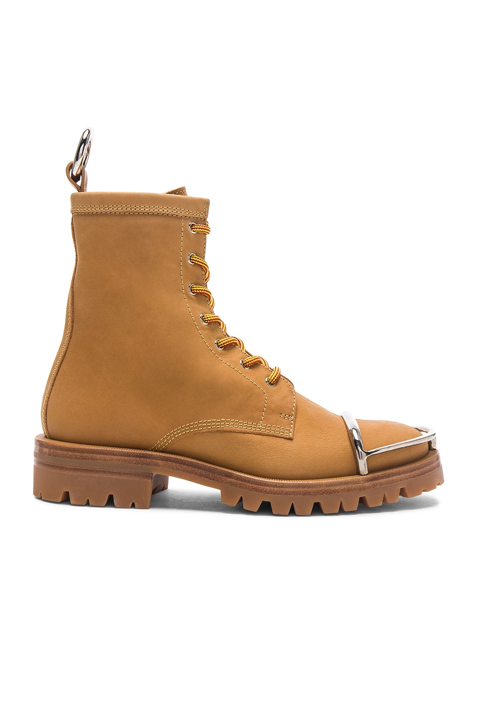 Image 1 of Alexander Wang Nubuck Leather Lyndon Boots in Wheat