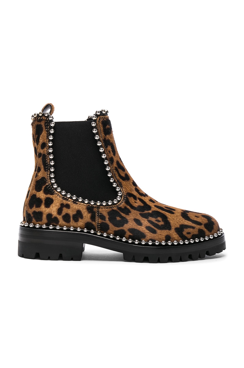 Image 1 of Alexander Wang Printed Calf Hair Spencer Boots in Leopard
