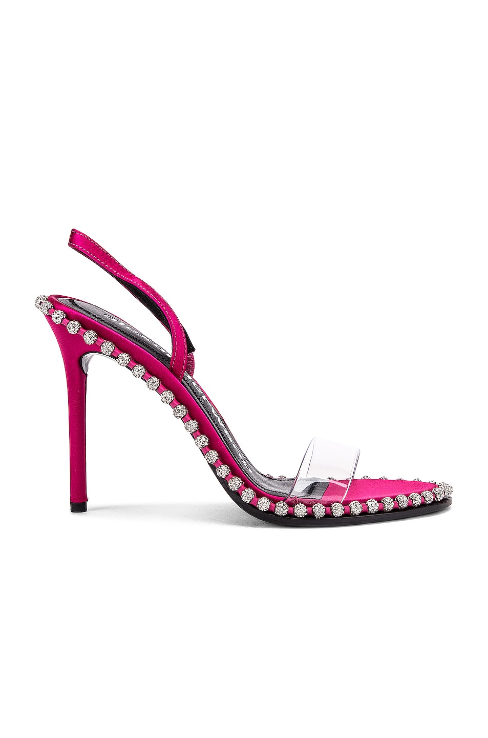Image 1 of Alexander Wang Nova Crystal Sandal in Hot Pink