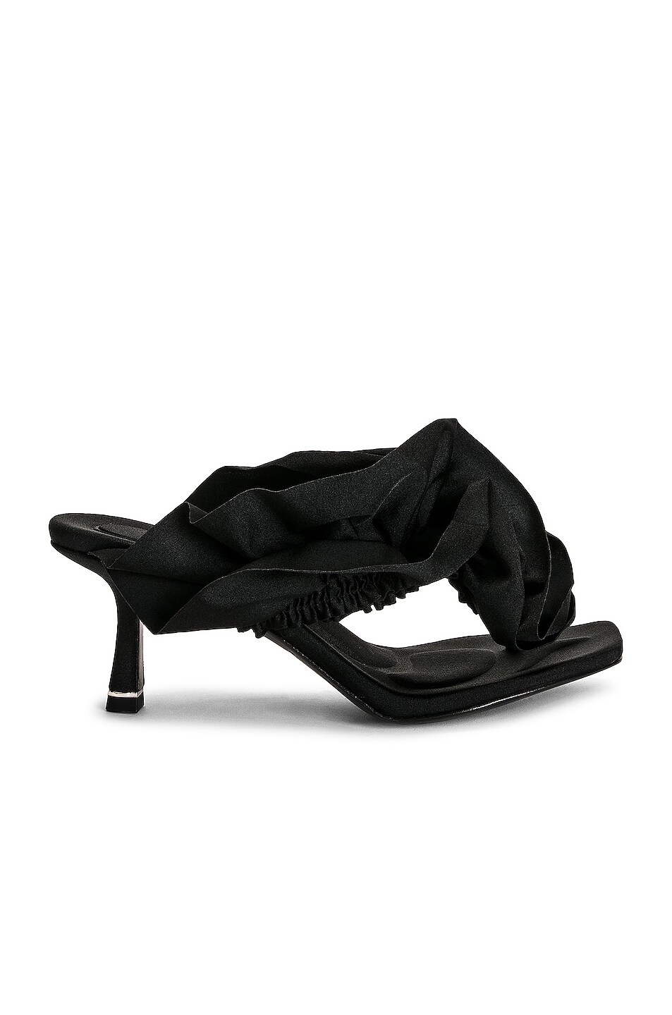 Image 1 of Alexander Wang Celeste 65 Ruffle Sandal in Black